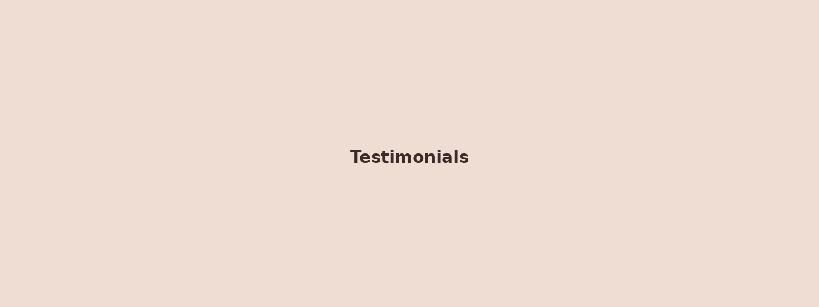 Testimonials hero